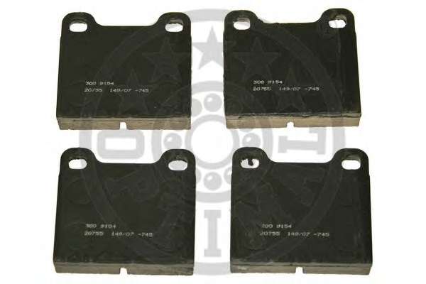 Комплект тормозных колодок, дисковый тормоз