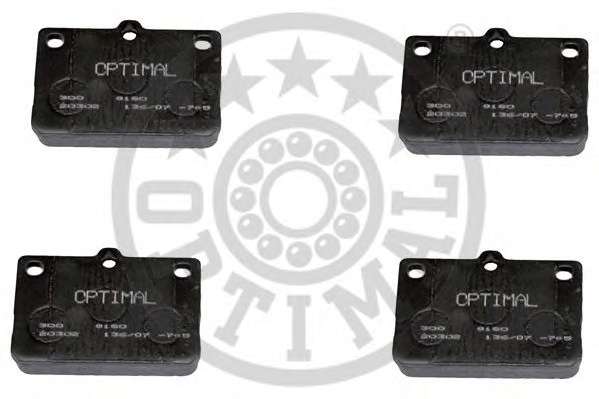 Комплект тормозных колодок, дисковый тормоз