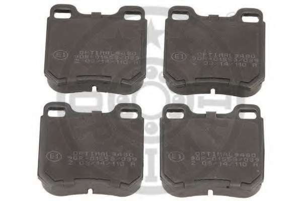 Комплект тормозных колодок, дисковый тормоз