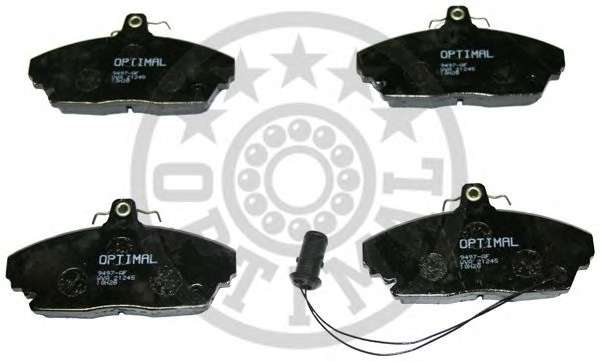 Комплект тормозных колодок, дисковый тормоз