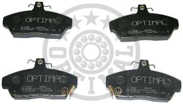 Комплект тормозных колодок, дисковый тормоз