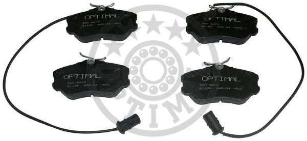 Комплект тормозных колодок, дисковый тормоз