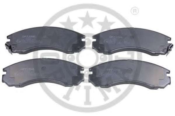 Комплект тормозных колодок, дисковый тормоз