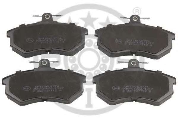 Комплект тормозных колодок, дисковый тормоз