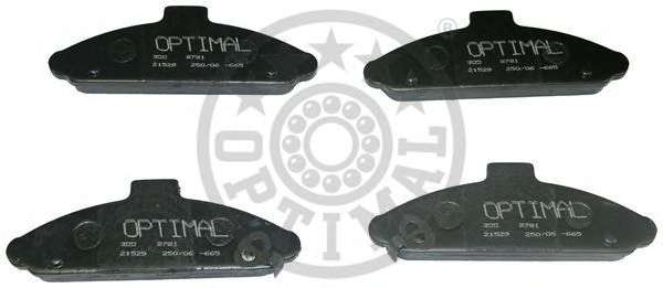 Комплект тормозных колодок, дисковый тормоз