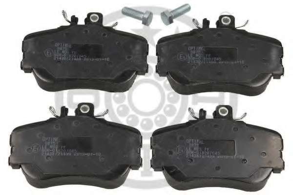 Комплект тормозных колодок, дисковый тормоз