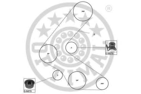 Комплект ремня ГРМ