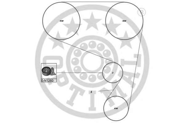 Комплект ремня ГРМ