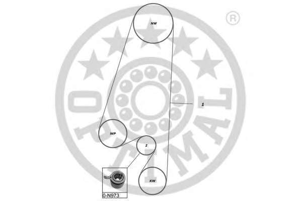 Комплект ремня ГРМ