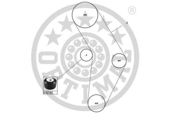 Комплект ремня ГРМ