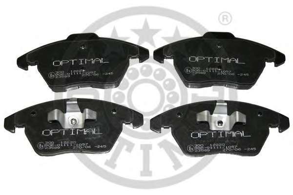 Комплект тормозных колодок, дисковый тормоз