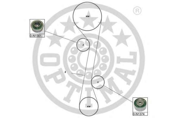 Комплект ремня ГРМ