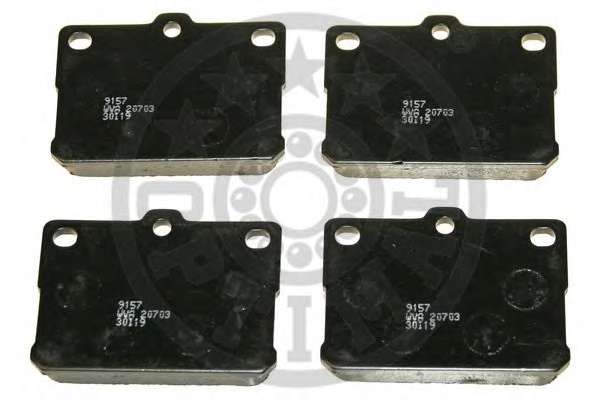 Комплект тормозных колодок, дисковый тормоз