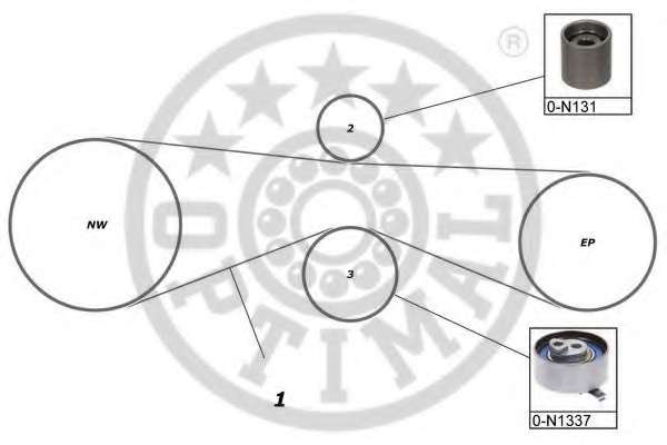 Комплект ремня ГРМ