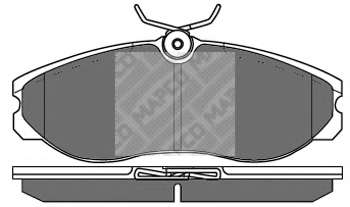 Комплект тормозных колодок, дисковый тормоз