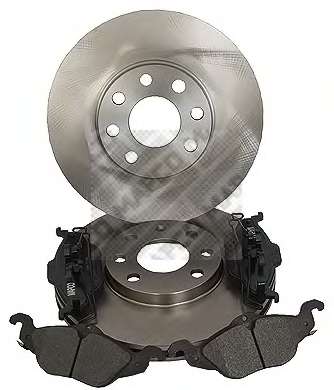 Комплект тормозов, дисковый тормозной механизм