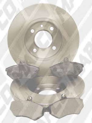 Комплект тормозов, дисковый тормозной механизм