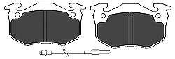 Комплект тормозных колодок, дисковый тормоз