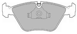 Комплект тормозных колодок, дисковый тормоз