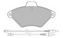 Комплект тормозных колодок, дисковый тормоз