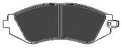 Комплект тормозных колодок, дисковый тормоз