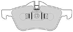 Комплект тормозных колодок, дисковый тормоз