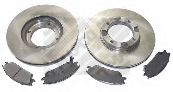 Комплект тормозов, дисковый тормозной механизм