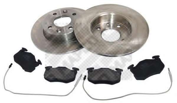 Комплект тормозов, дисковый тормозной механизм