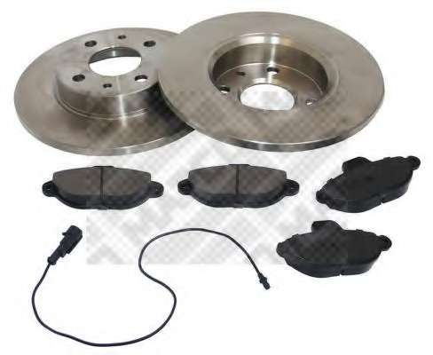 Комплект тормозов, дисковый тормозной механизм