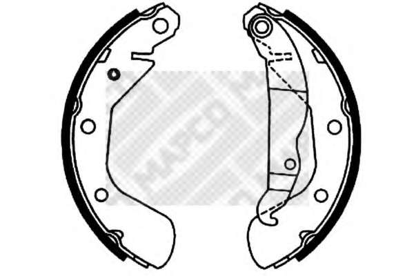 Комплект тормозных колодок