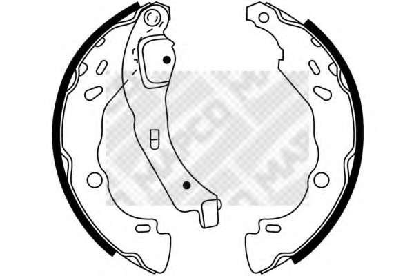Комплект тормозных колодок