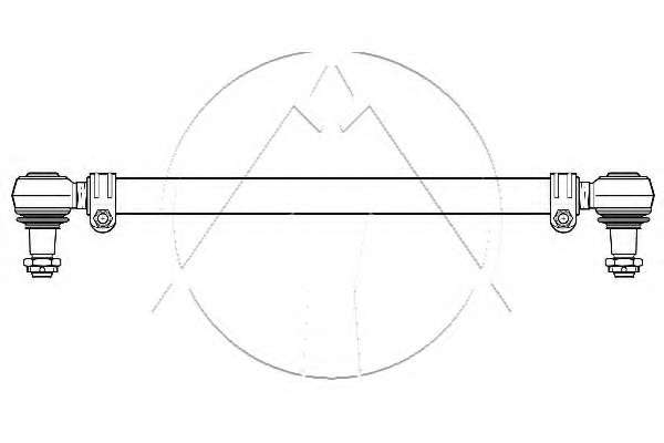 Поперечная рулевая тяга
