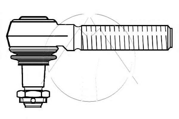 Наконечник поперечной рулевой тяги