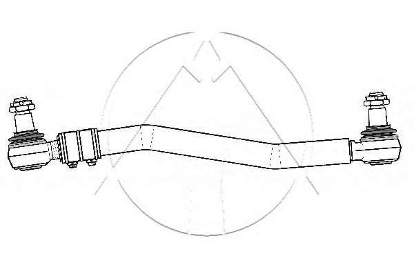 Продольная рулевая тяга