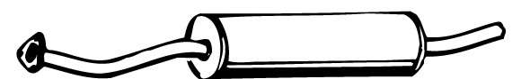 Глушитель выхлопных газов конечный